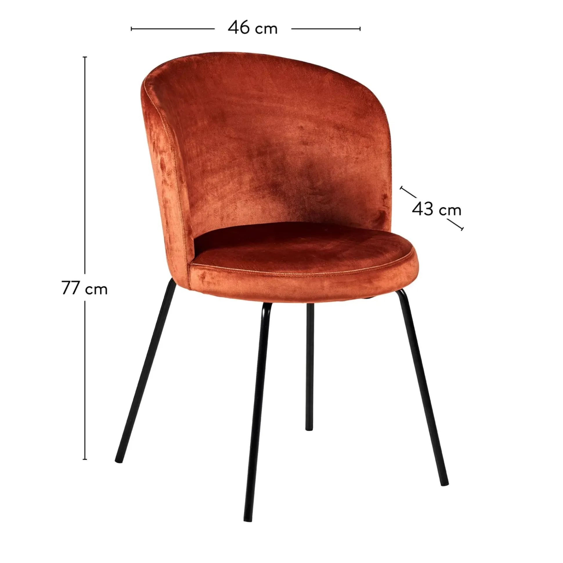 Sillas De Comedor<CASA Olivier Silla De Comedor Marron Marron