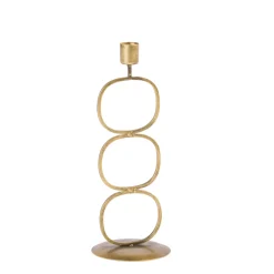 Candelabros<CASA Oval Portavelas Dorado