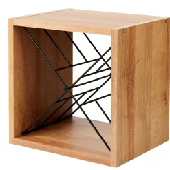 Accesorios Vino<CASA Oxo Botellero Negro, Natural, Multicolor