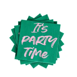 Servilletas<CASA Party Paquete De 20 Servilletas Verde