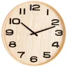 Campanas<CASA Plywood Reloj De Pared Natural