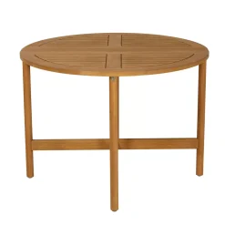 Mesas De Jardín<CASA Portland Mesa Plegable Natural