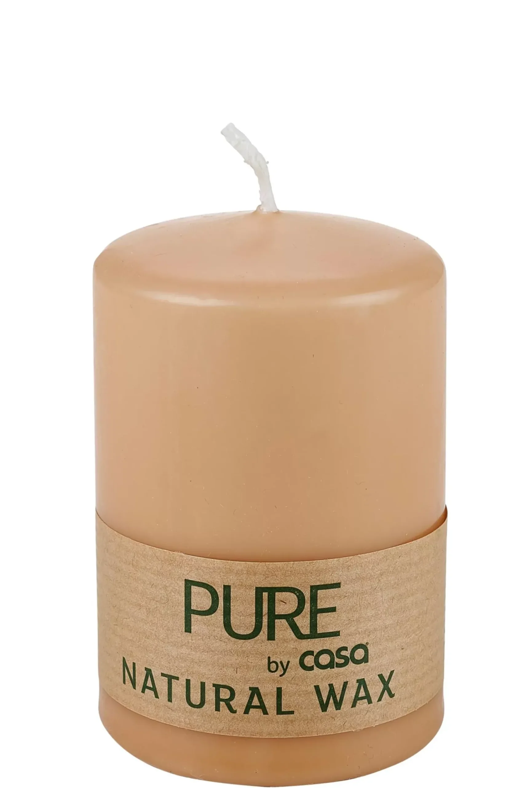 Velas<CASA Pure Vela Cilindrica Beis