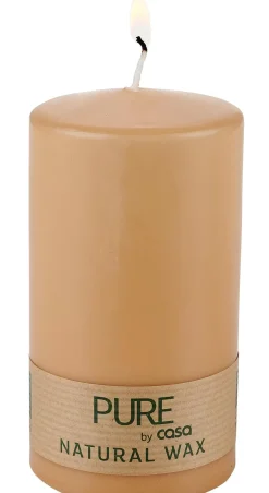 Velas<CASA Pure Vela Cilindrica Beis