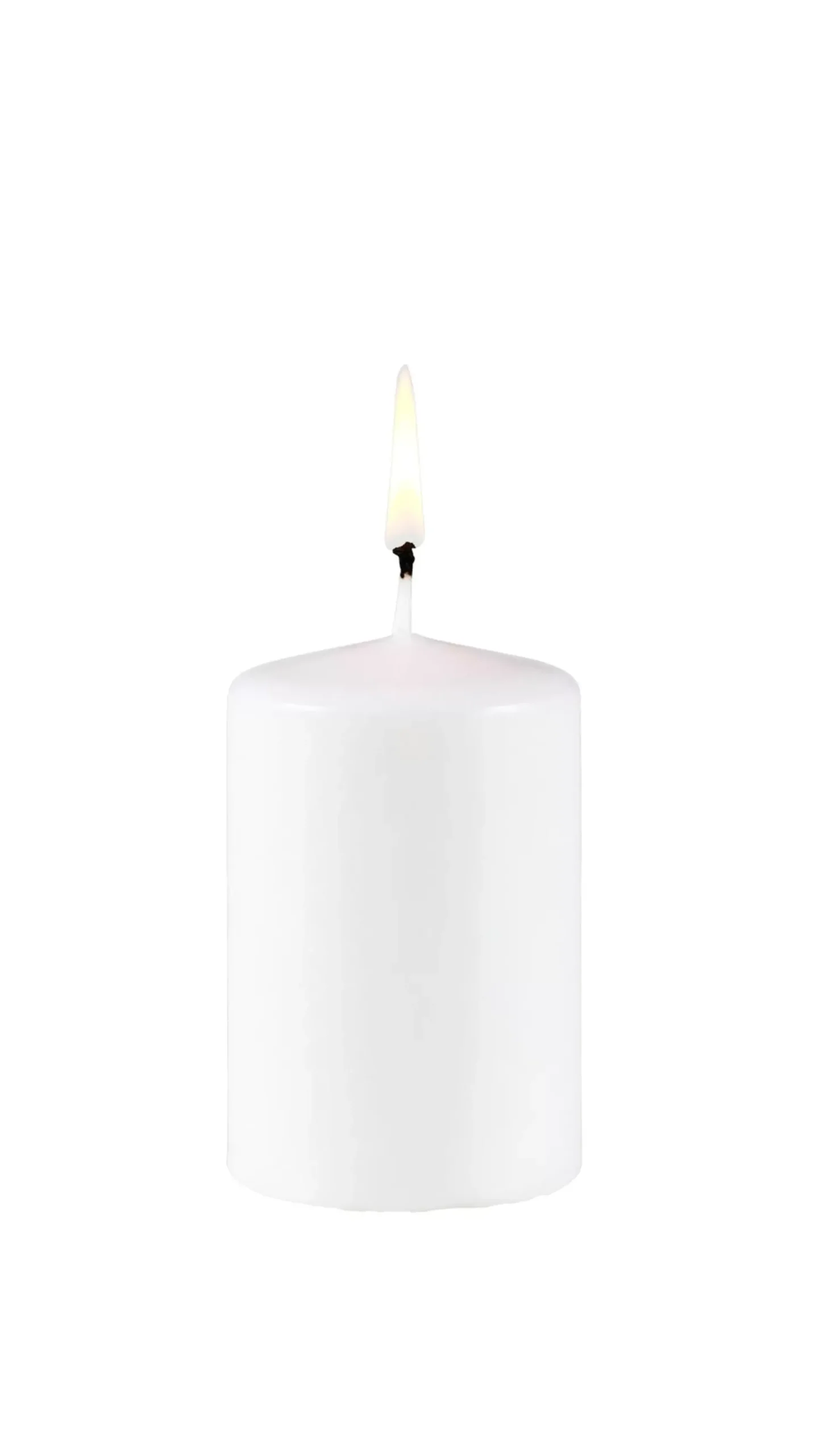 Velas<CASA Pure Vela Cilindrica Blanco