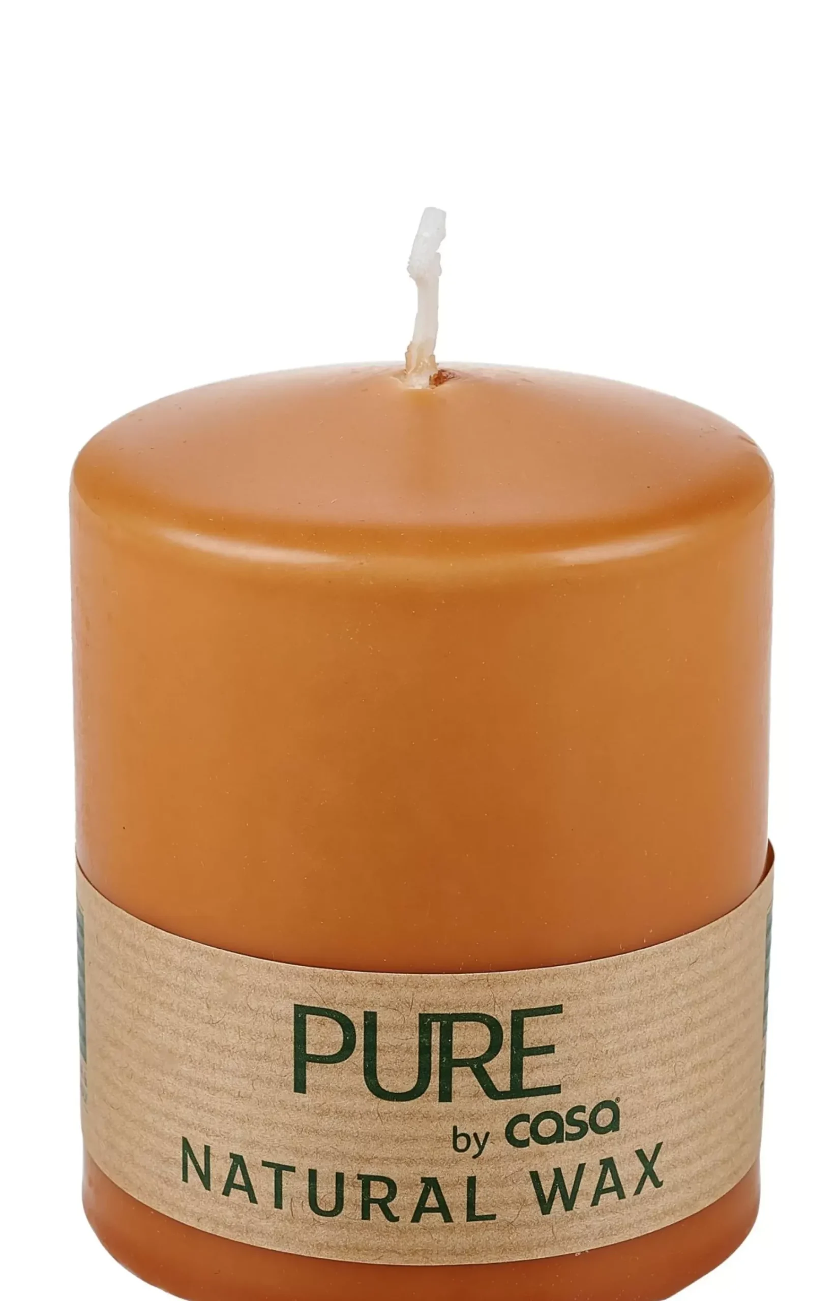 Velas<CASA Pure Vela Cilindrica Caramelo