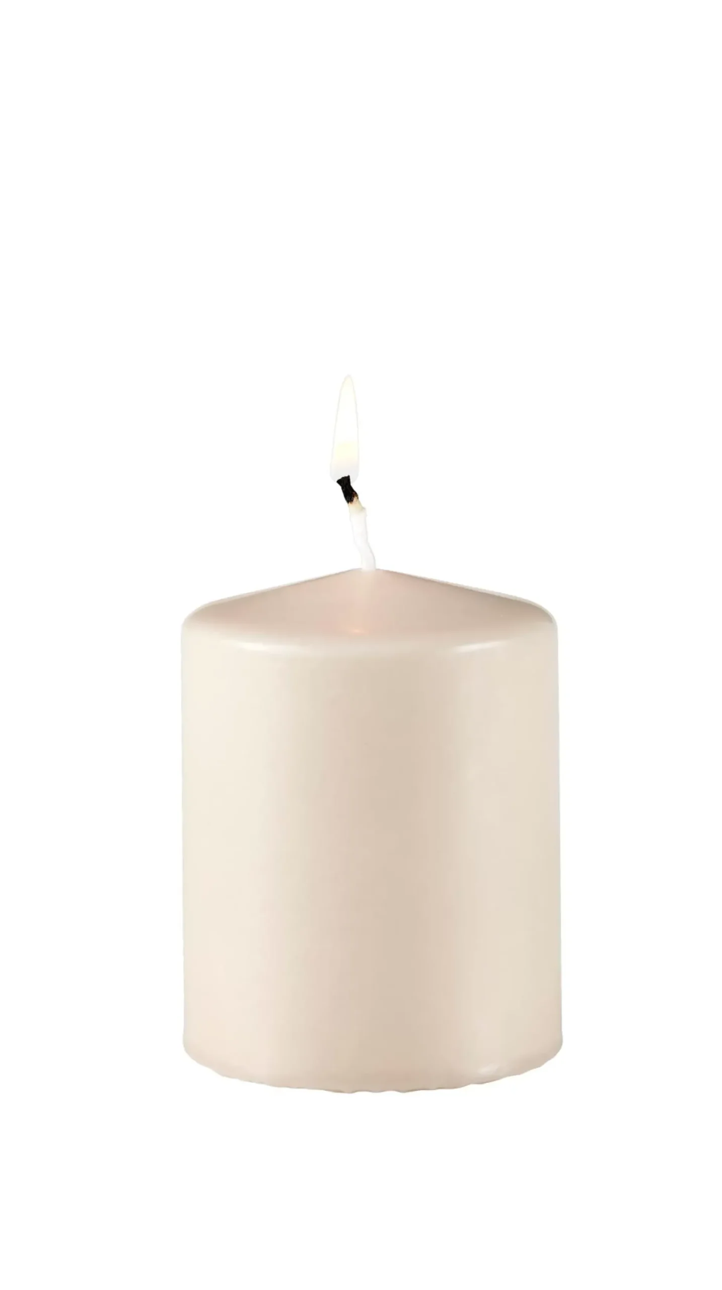 Velas<CASA Pure Vela Cilindrica Marron Claro