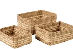Cestas De Cajonera<CASA Rayas Cesta De Cajonera L Natural