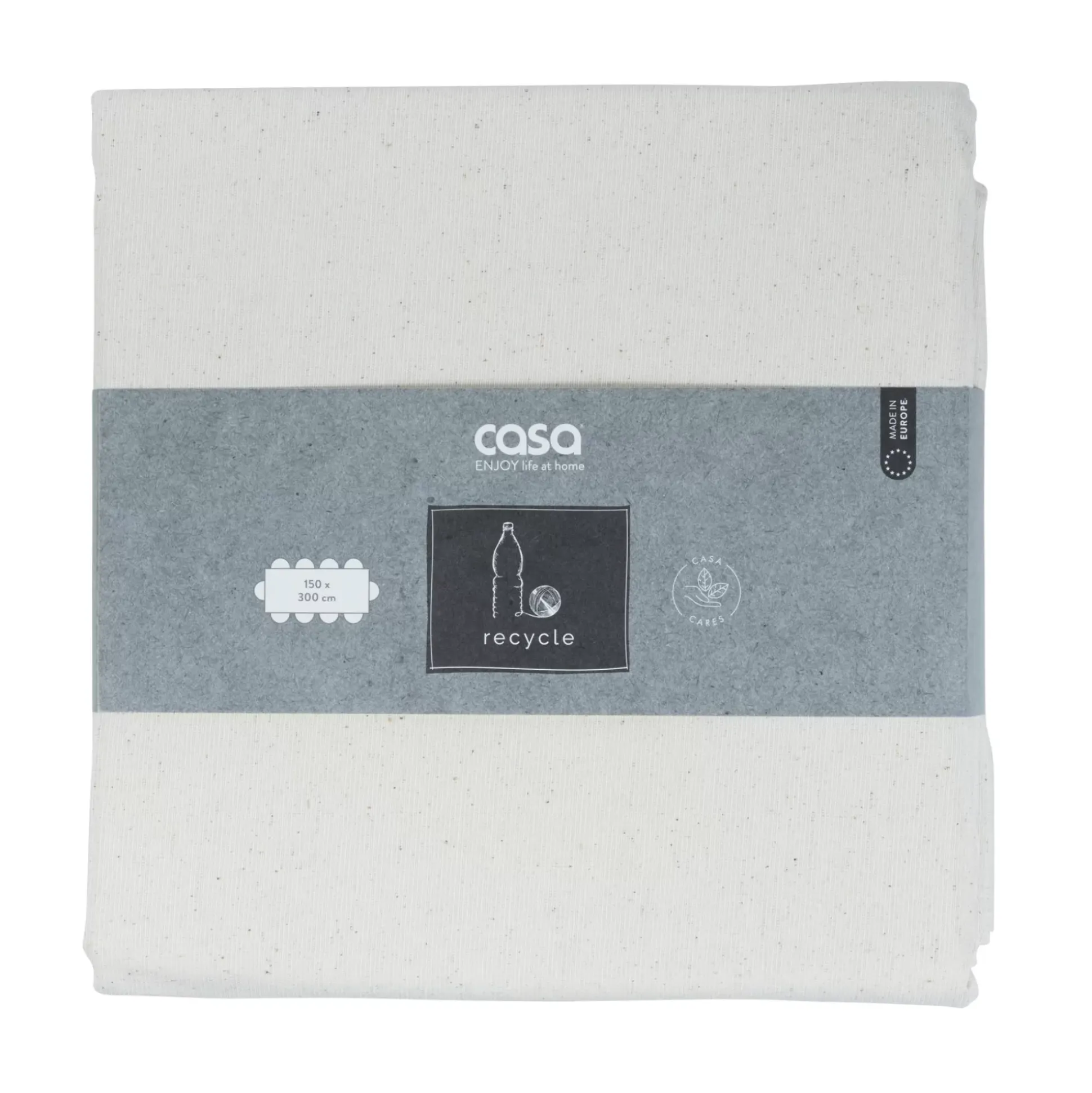 Manteles<CASA Recycle Mantel Blanco Apagado