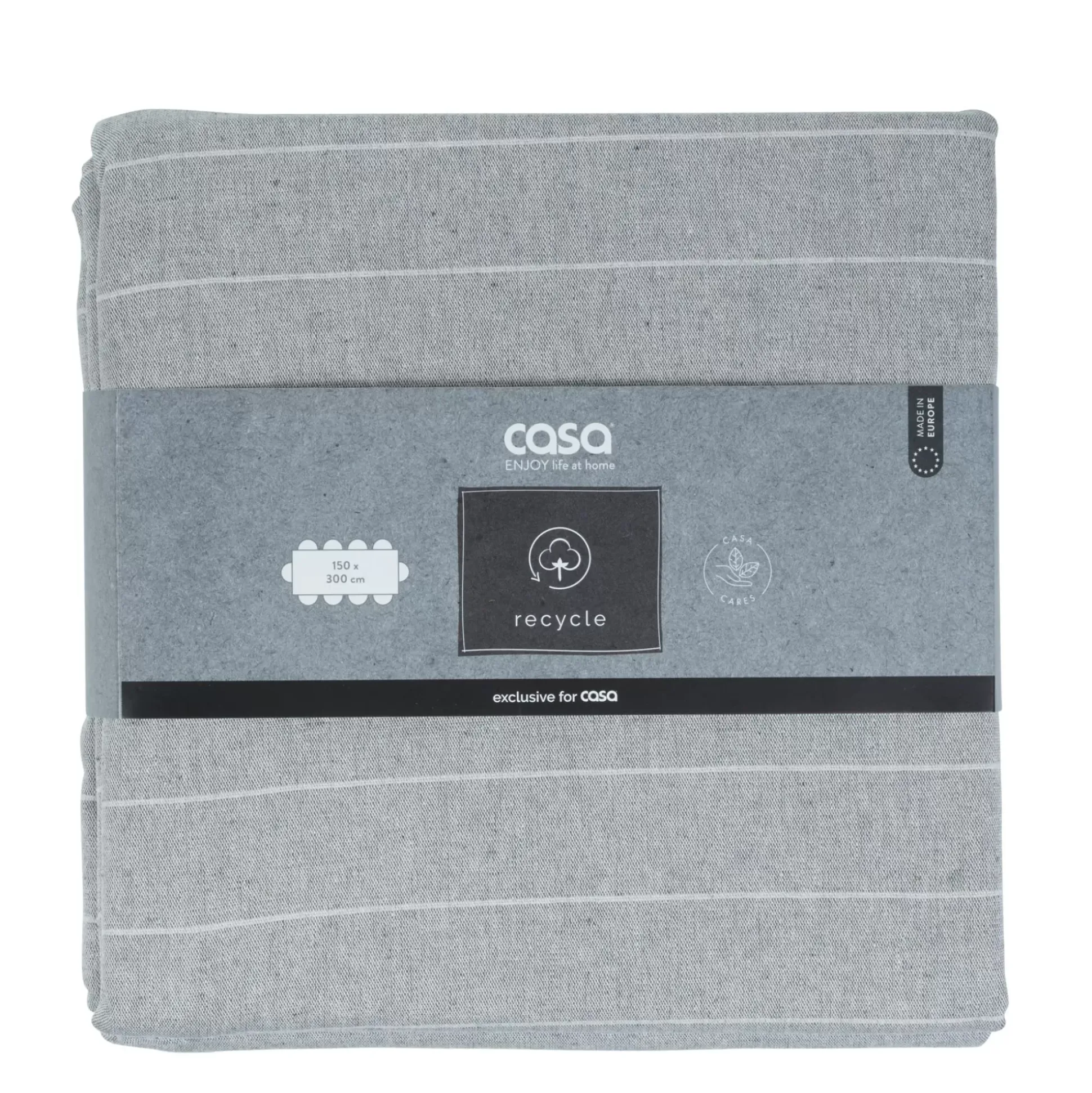 Manteles<CASA Recycle Mantel Gris