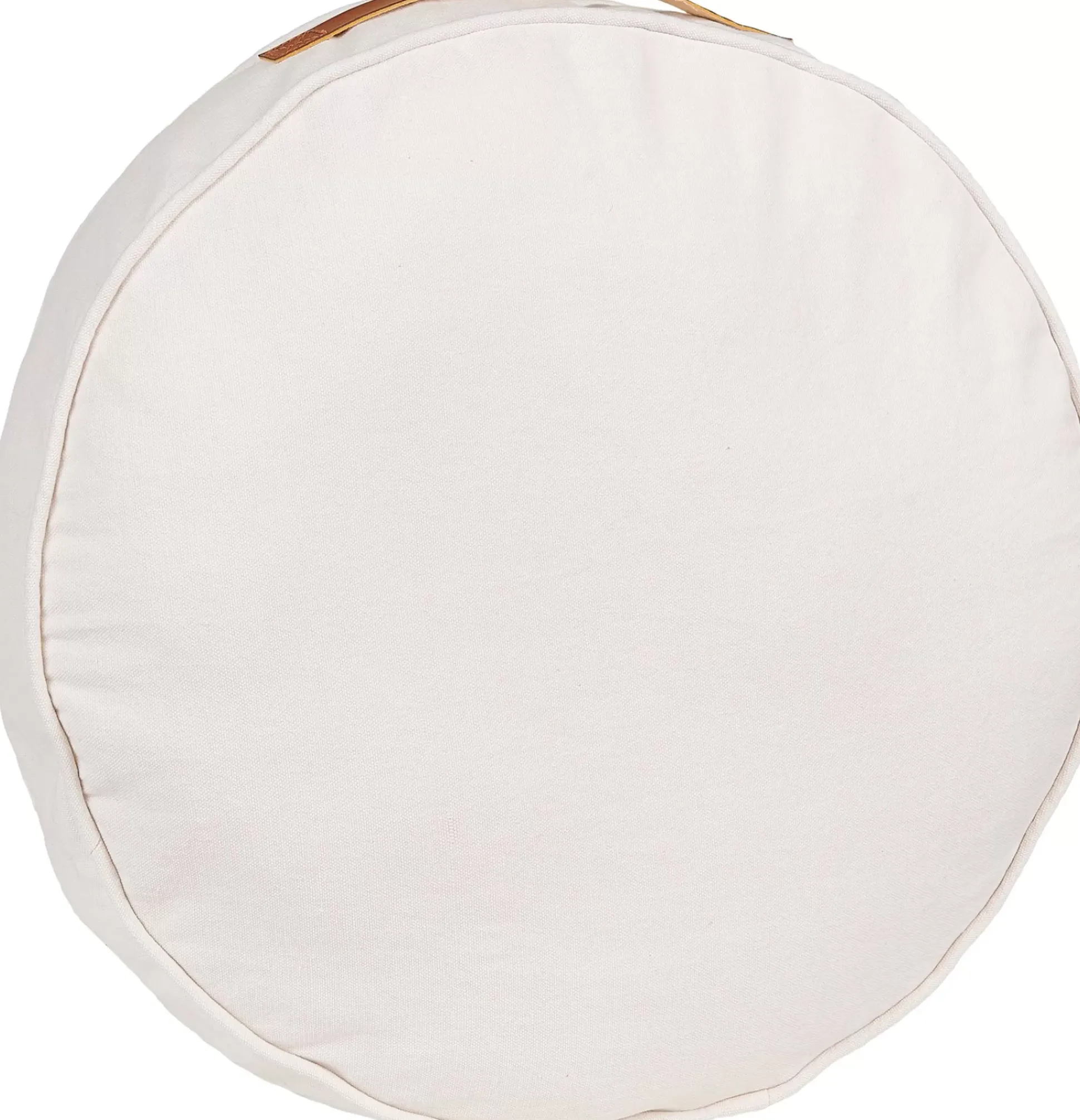 Pufs<CASA Rondi Cojin Colchon Blanco