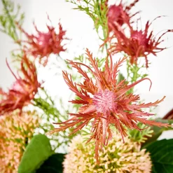 Ramos Artificiales<CASA Ruby Planta Artificial Rojo