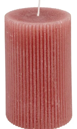 Velas<CASA Rustic Vela Estriada Morado