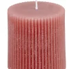 Velas<CASA Rustic Vela Estriada Morado