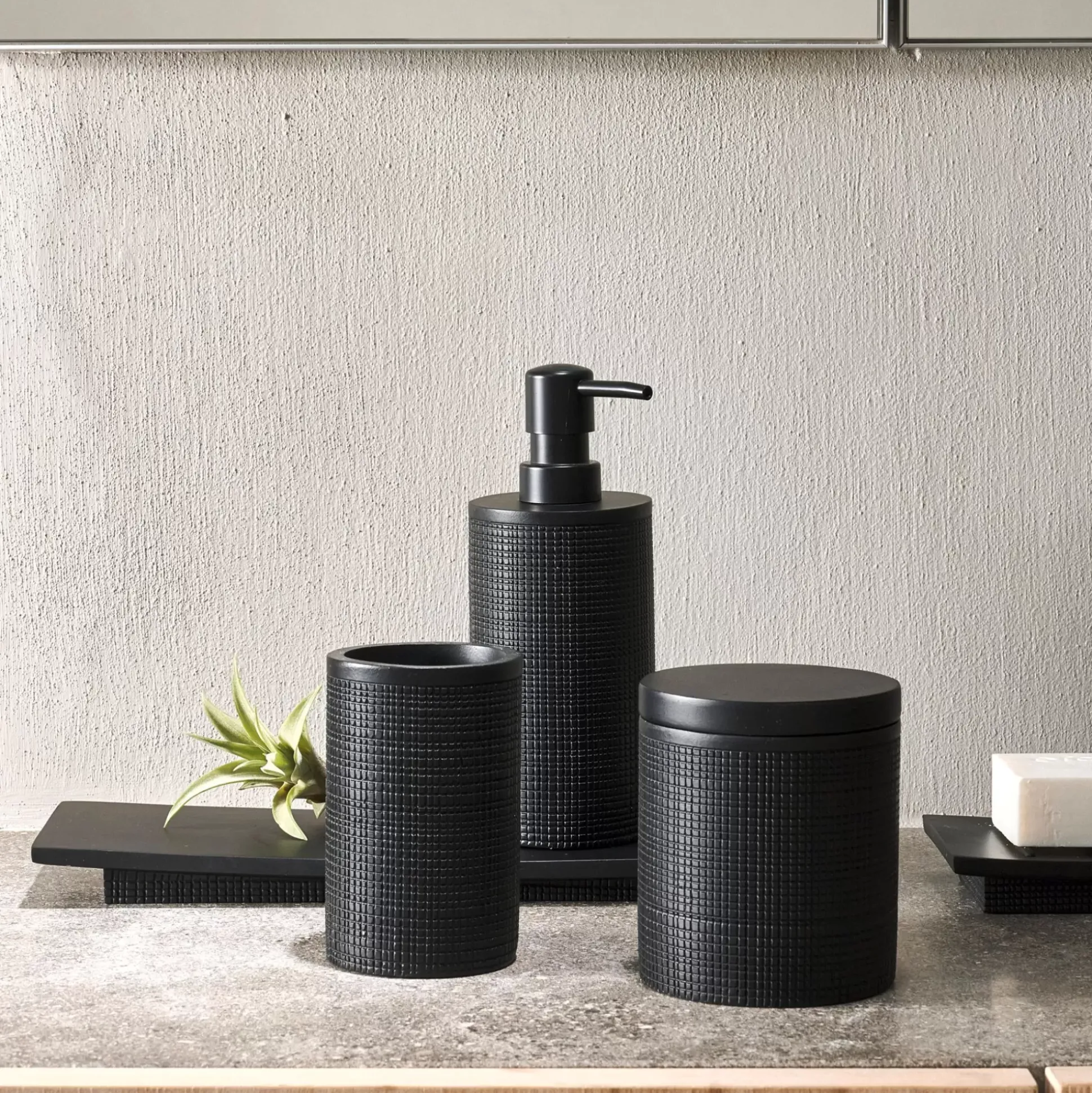 Accesorios De Tocador<CASA Samourai Soporte Para Cepillo/Dientes Negro