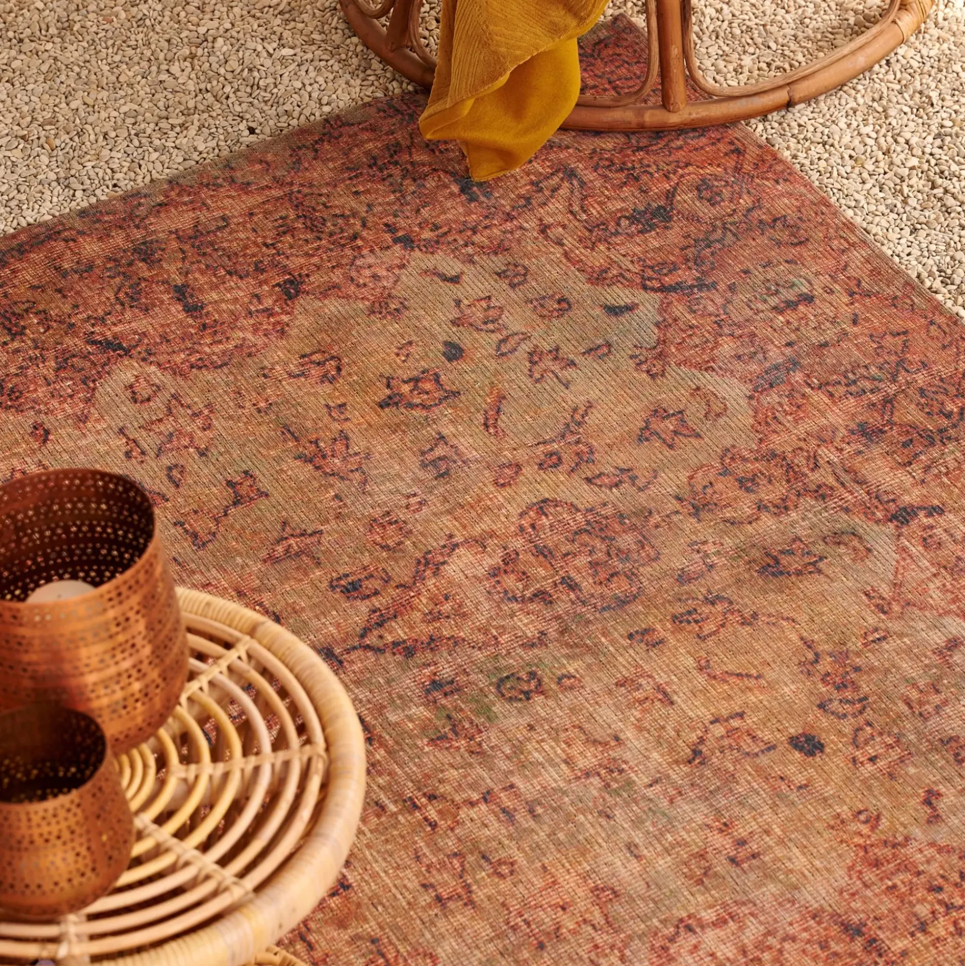 Alfombras Exterior<CASA Selim Alfombra Terracota