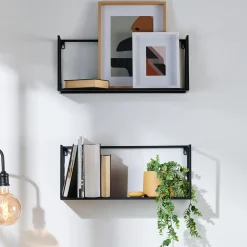 Estanterías<CASA Shorp Estanteria Para Colgar Negro