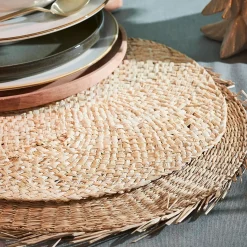 Manteles Individuales<CASA Soleil Mantel Individual Natural