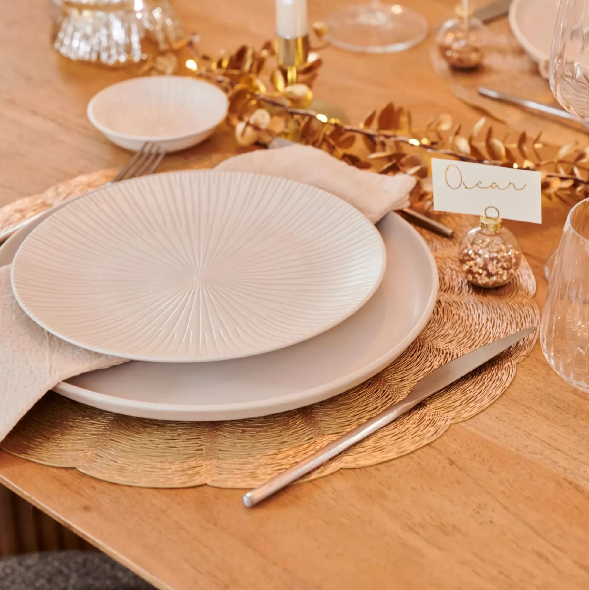 Platos<CASA Soulstripes Clay Plato Verde