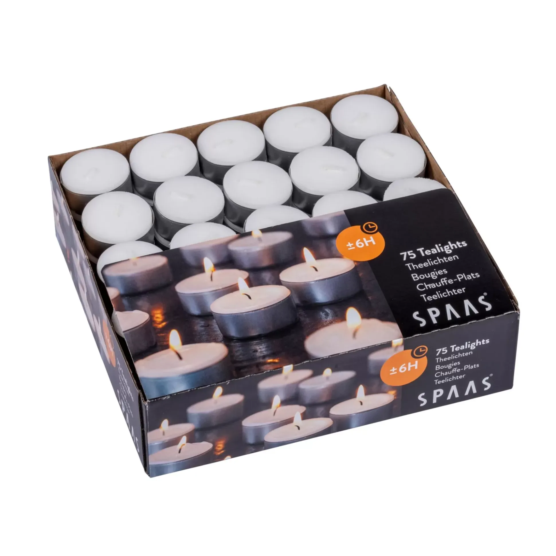 Velas<CASA Spaas Velas Pequenas Juego De 75 Blanco