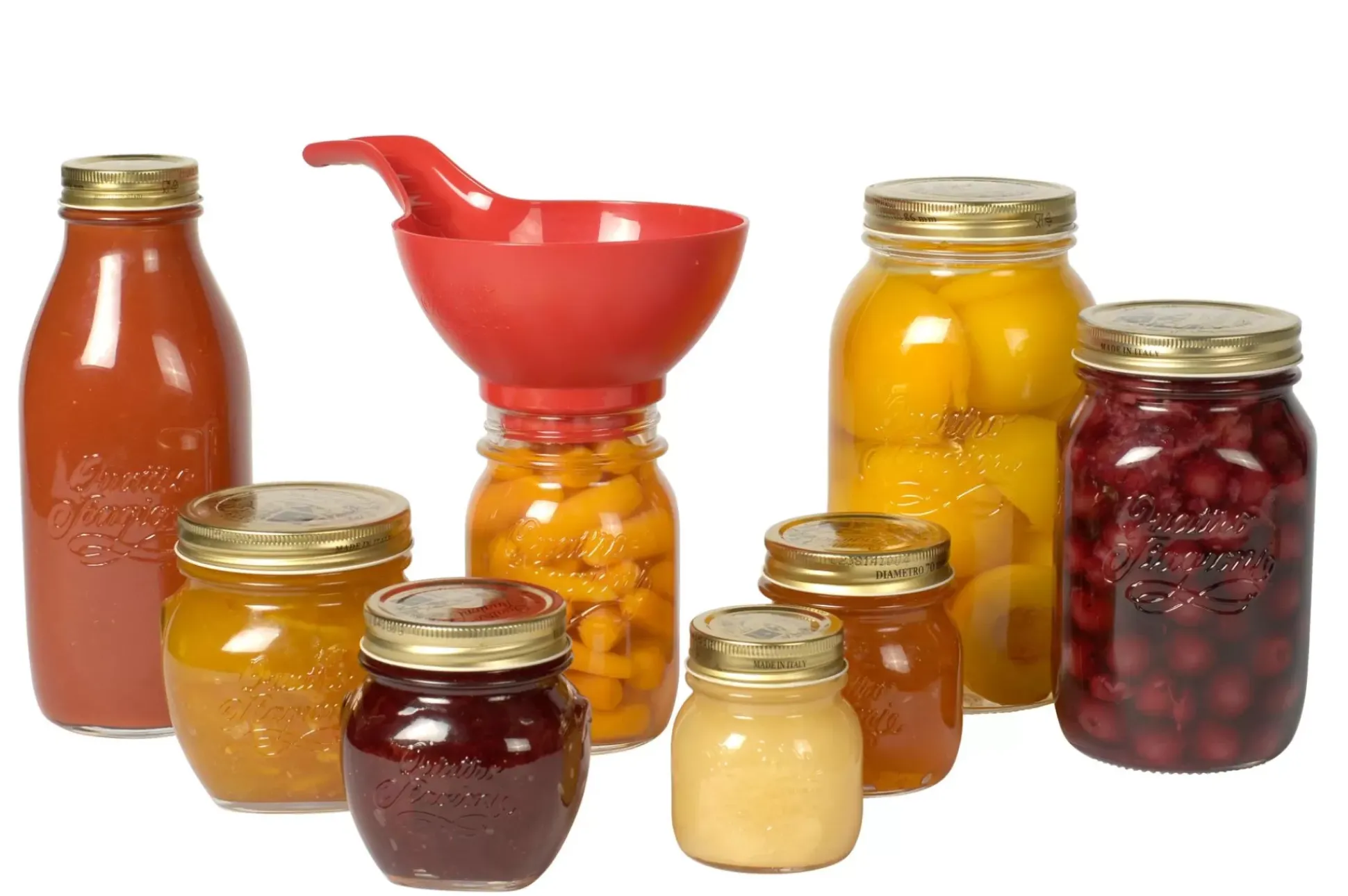 Accesorios Para Resposteria<CASA Stagioni Embudo Metacrilata Rojo