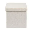 Pufs De Almacenaje<CASA Stor Puf Plegable Funcion Almac. Blanco