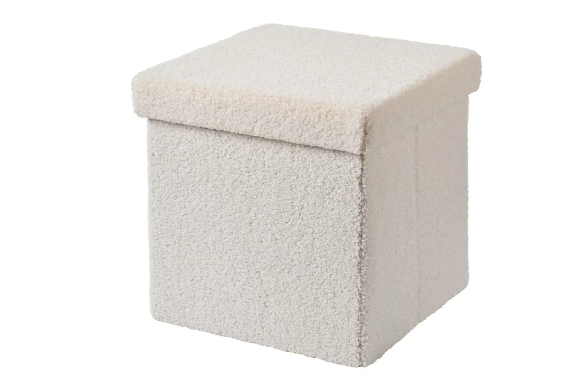 Pufs De Almacenaje<CASA Stor Puf Plegable Funcion Almac. Blanco