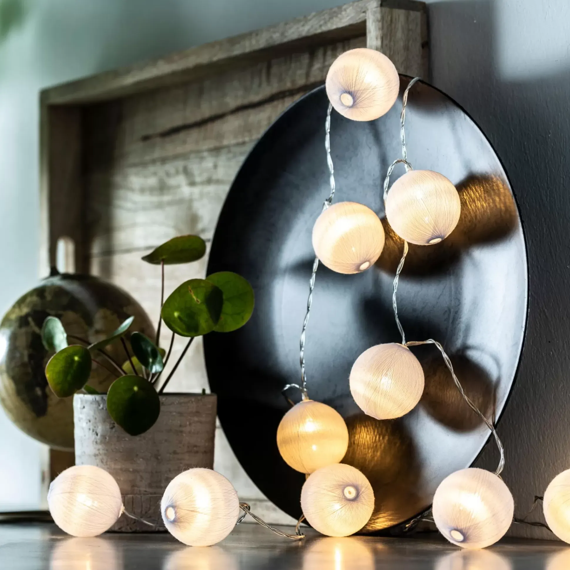 Guirnaldas De Luz<CASA Strung Guirnalda 10 Leds Blanco