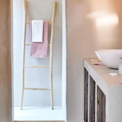 Muebles De Baño<CASA Teak Escalera Natural