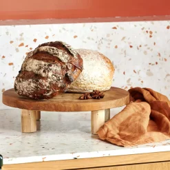 Soportes Para Plantas<CASA Teak Soporte En Pie Natural