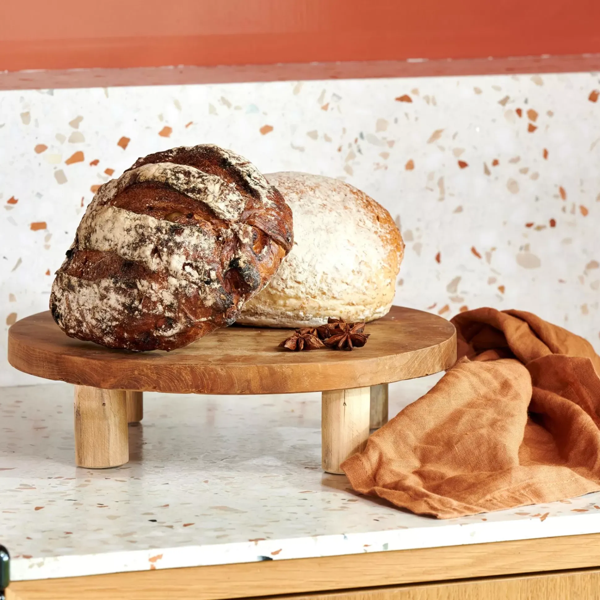 Soportes Para Plantas<CASA Teak Soporte En Pie Natural