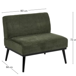 Sofás<CASA Trino Butaca Verde