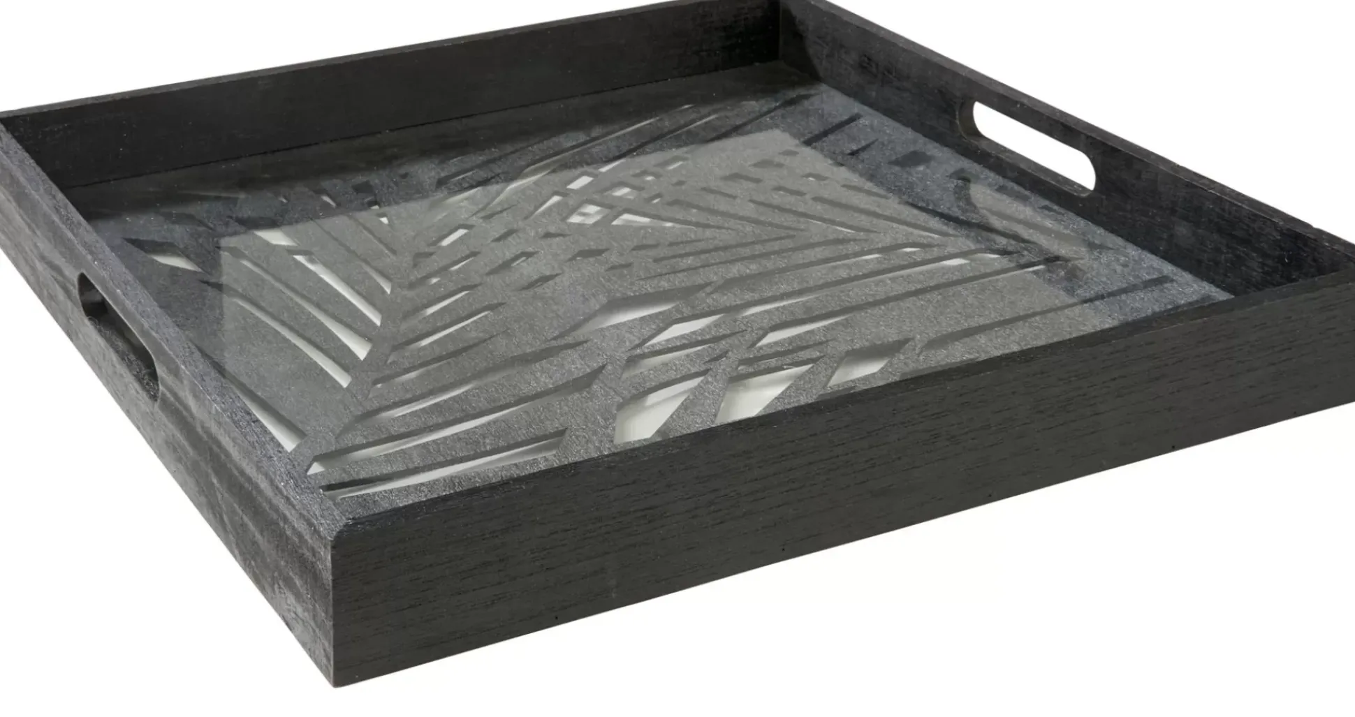 Bandejas<CASA Tropical Bandeja Negro