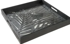 Bandejas<CASA Tropical Bandeja Negro