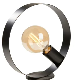 Lamparas De Mesa<CASA Tulle Lampara De Mesa Negro