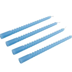 Velas<CASA Twist Velas Largas Azul