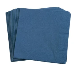 Servilletas<CASA Uni Paquete De 20 Servilletas Azul Oscuro