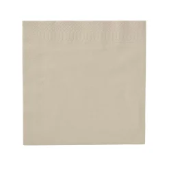 Servilletas<CASA Uni Paquete De 20 Servilletas Beis