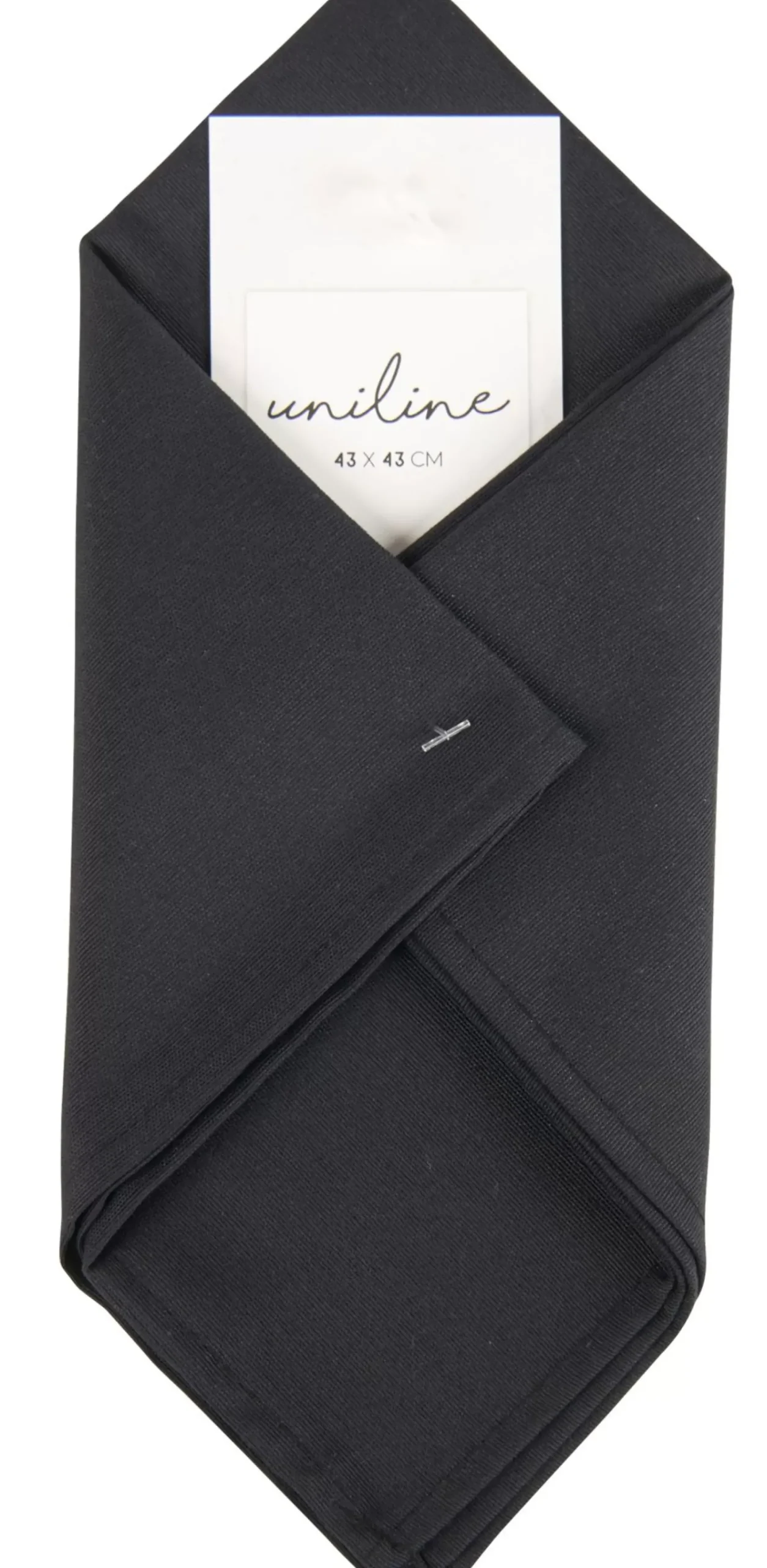 Servilletas<CASA Uniline Servilleta Negro