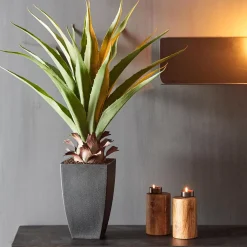 Plantas Artificiales<CASA Vera Planta Aloe Vera Verde