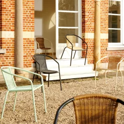 Sillas De Jardín<CASA Verona Silla Apilable Natural