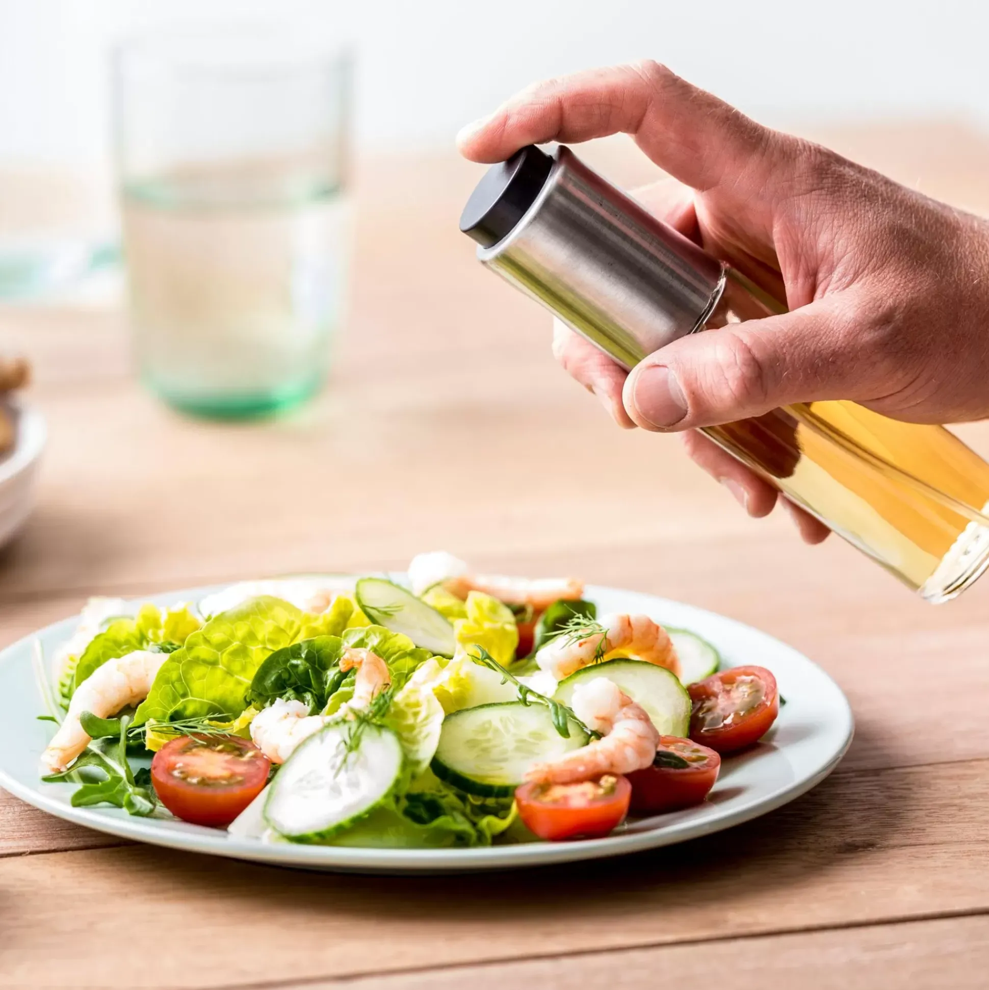 Aceiteras<CASA Vinaigre Aceitera-Vinagerera Negro, Plateado, Transparente