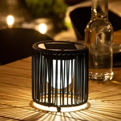 Iluminación Exterior<CASA Vinn Lampara Solar Negro