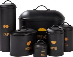 Tarros De Hierbas<CASA Vira Fiambrera Para Hierbas Negro