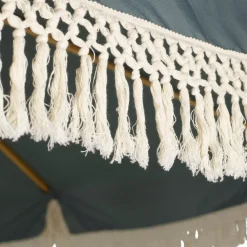 Parasoles<CASA Volantes Parasol Caqui