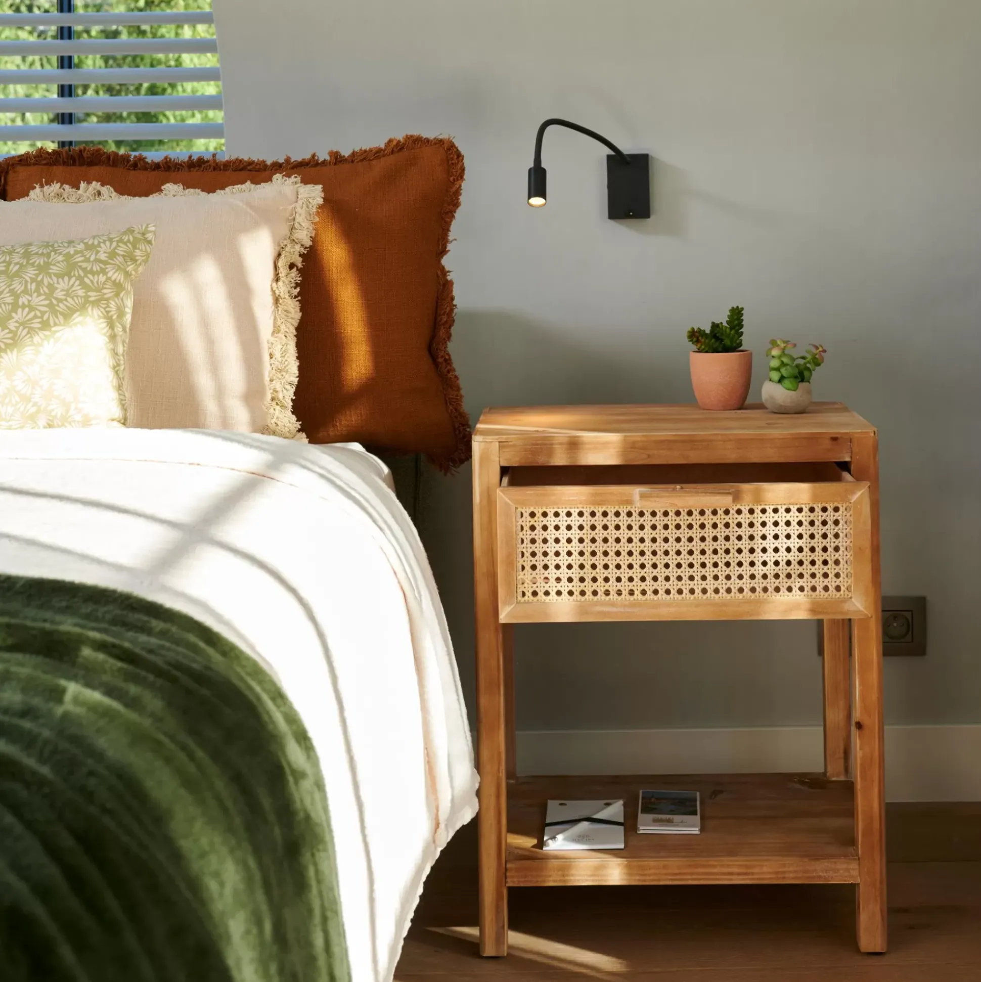 Cajoneras<CASA Webster Mesilla De Noche Natural