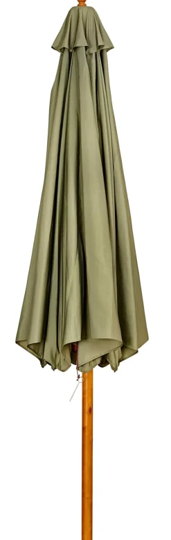 Parasoles<CASA Wood Parasol Sin Pie Verde